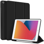 Custodia per tablet in smart pelle TPU 3 pieghe con slot per penna, For iPad Pro 11 2022 / 2021 / 2020, For iPad Air 5 / 4, For iPad 10.2 2021 / 2020 / 2019