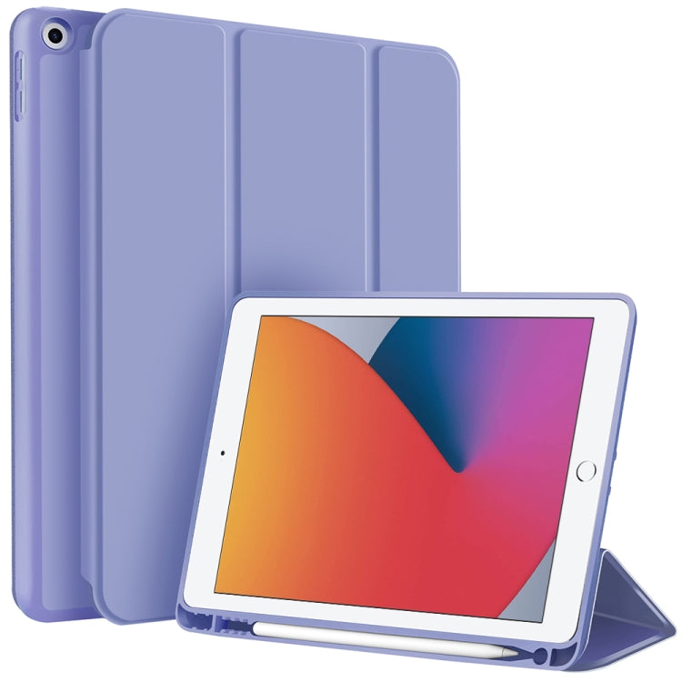 Custodia per tablet in smart pelle TPU 3 pieghe con slot per penna, For iPad Pro 11 2022 / 2021 / 2020, For iPad Air 5 / 4, For iPad 10.2 2021 / 2020 / 2019