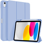 Custodia per tablet in smart pelle TPU 3 pieghe con slot per penna, For iPad 2025 / 2022, For iPad mini 2024 / mini 6, For iPad Pro 12.9