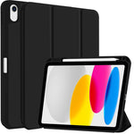 Custodia per tablet in smart pelle TPU 3 pieghe con slot per penna, For iPad 2025 / 2022, For iPad mini 2024 / mini 6, For iPad Pro 12.9