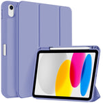 Custodia per tablet in smart pelle TPU 3 pieghe con slot per penna, For iPad 2025 / 2022, For iPad mini 2024 / mini 6, For iPad Pro 12.9