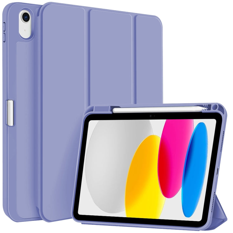 Custodia per tablet in smart pelle TPU 3 pieghe con slot per penna, For iPad 2025 / 2022, For iPad mini 2024 / mini 6, For iPad Pro 12.9