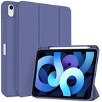 Custodia per tablet in smart pelle TPU 3 pieghe con slot per penna, For iPad Pro 11 2022 / 2021 / 2020, For iPad Air 5 / 4, For iPad 10.2 2021 / 2020 / 2019