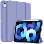 Custodia per tablet in smart pelle TPU 3 pieghe con slot per penna, For iPad Pro 11 2022 / 2021 / 2020, For iPad Air 5 / 4, For iPad 10.2 2021 / 2020 / 2019