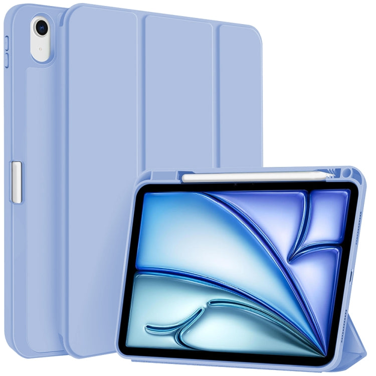 Custodia per tablet in smart pelle TPU 3 pieghe con slot per penna, For iPad Air 11 2026 / 2025 / 2024, For iPad Pro 13 2025 / 2024, For iPad Pro 11 2025 / 2024