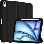 Custodia per tablet in smart pelle TPU 3 pieghe con slot per penna, For iPad Air 11 2026 / 2025 / 2024, For iPad Pro 13 2025 / 2024, For iPad Pro 11 2025 / 2024
