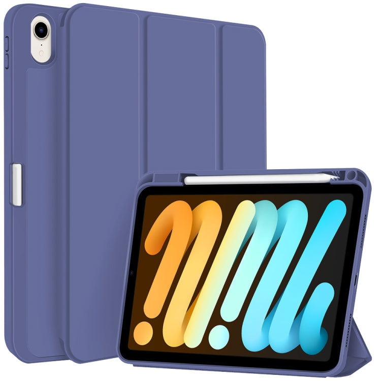 Custodia per tablet in smart pelle TPU 3 pieghe con slot per penna, For iPad 2025 / 2022, For iPad mini 2024 / mini 6, For iPad Pro 12.9