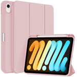 Custodia per tablet in smart pelle TPU 3 pieghe con slot per penna, For iPad 2025 / 2022, For iPad mini 2024 / mini 6, For iPad Pro 12.9