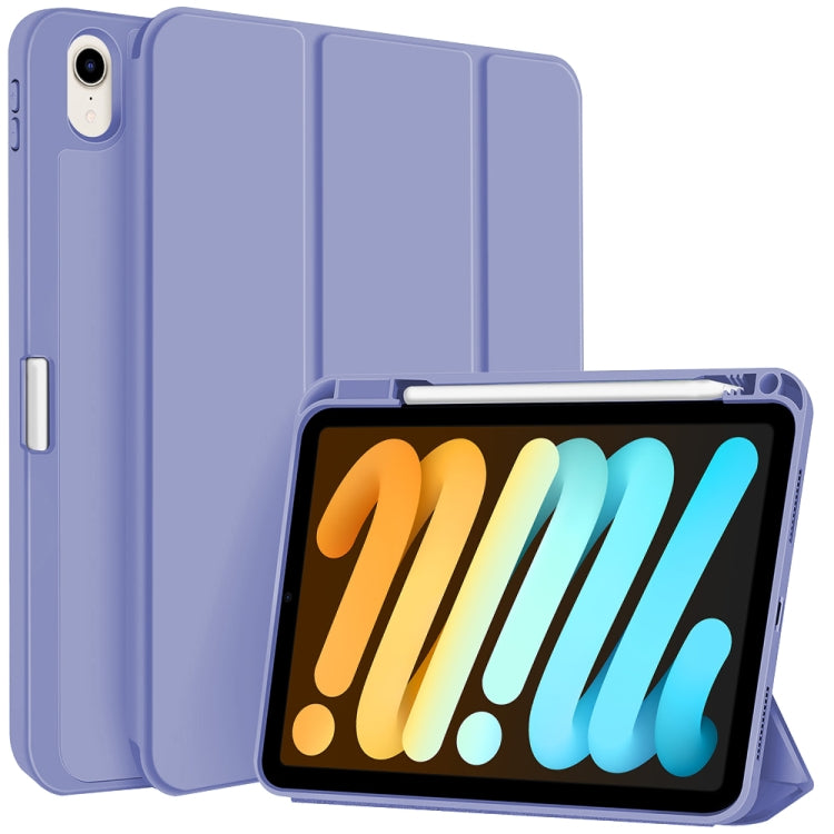 Custodia per tablet in smart pelle TPU 3 pieghe con slot per penna, For iPad 2025 / 2022, For iPad mini 2024 / mini 6, For iPad Pro 12.9