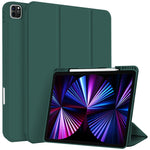 Custodia per tablet in smart pelle TPU 3 pieghe con slot per penna, For iPad Pro 11 2022 / 2021 / 2020, For iPad Air 5 / 4, For iPad 10.2 2021 / 2020 / 2019