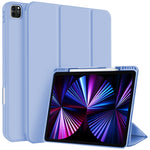 Custodia per tablet in smart pelle TPU 3 pieghe con slot per penna, For iPad Pro 11 2022 / 2021 / 2020, For iPad Air 5 / 4, For iPad 10.2 2021 / 2020 / 2019