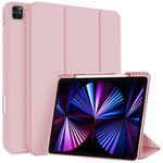 Custodia per tablet in smart pelle TPU 3 pieghe con slot per penna, For iPad Pro 11 2022 / 2021 / 2020, For iPad Air 5 / 4, For iPad 10.2 2021 / 2020 / 2019
