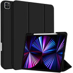 Custodia per tablet in smart pelle TPU 3 pieghe con slot per penna, For iPad Pro 11 2022 / 2021 / 2020, For iPad Air 5 / 4, For iPad 10.2 2021 / 2020 / 2019