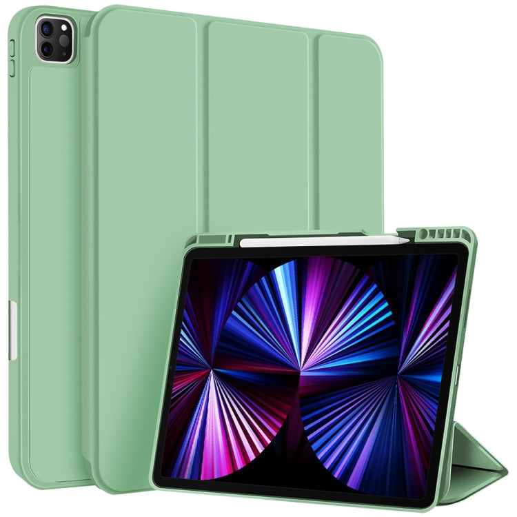 Custodia per tablet in smart pelle TPU 3 pieghe con slot per penna, For iPad Pro 11 2022 / 2021 / 2020, For iPad Air 5 / 4, For iPad 10.2 2021 / 2020 / 2019