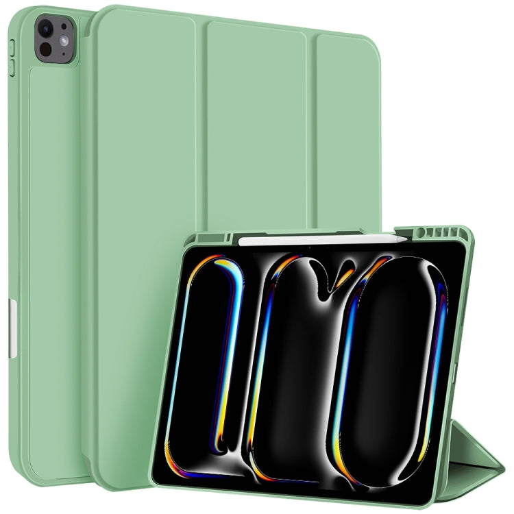Custodia per tablet in smart pelle TPU 3 pieghe con slot per penna, For iPad Air 11 2026 / 2025 / 2024, For iPad Pro 13 2025 / 2024, For iPad Pro 11 2025 / 2024