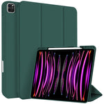 Custodia per tablet in smart pelle TPU 3 pieghe con slot per penna, For iPad 2025 / 2022, For iPad mini 2024 / mini 6, For iPad Pro 12.9