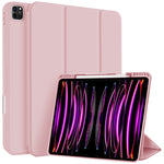 Custodia per tablet in smart pelle TPU 3 pieghe con slot per penna, For iPad 2025 / 2022, For iPad mini 2024 / mini 6, For iPad Pro 12.9