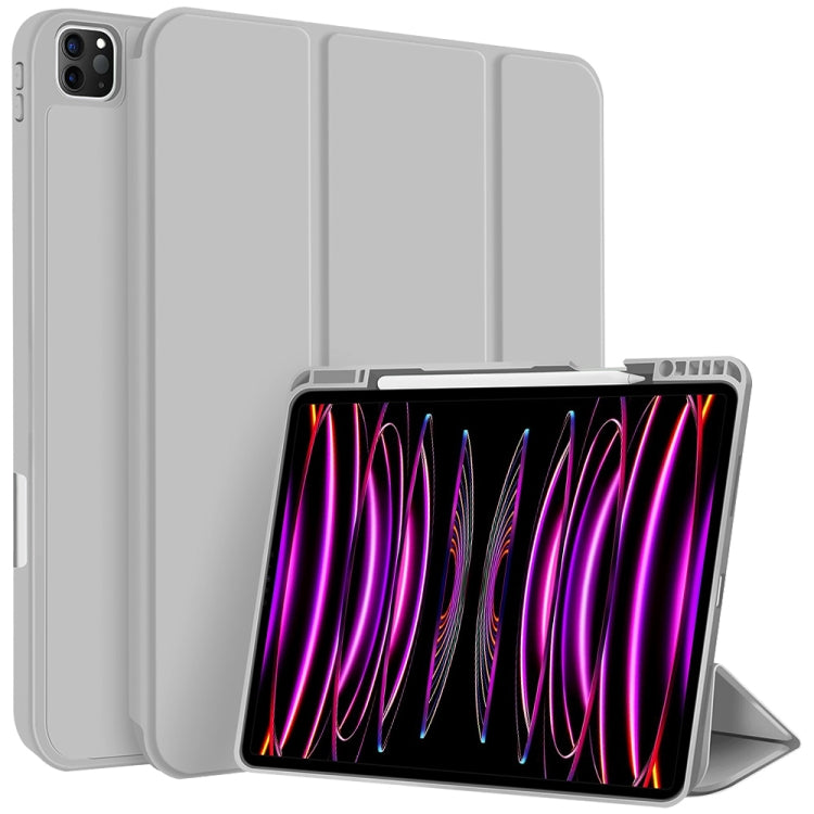 Custodia per tablet in smart pelle TPU 3 pieghe con slot per penna, For iPad 2025 / 2022, For iPad mini 2024 / mini 6, For iPad Pro 12.9