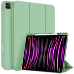 Custodia per tablet in smart pelle TPU 3 pieghe con slot per penna, For iPad 2025 / 2022, For iPad mini 2024 / mini 6, For iPad Pro 12.9