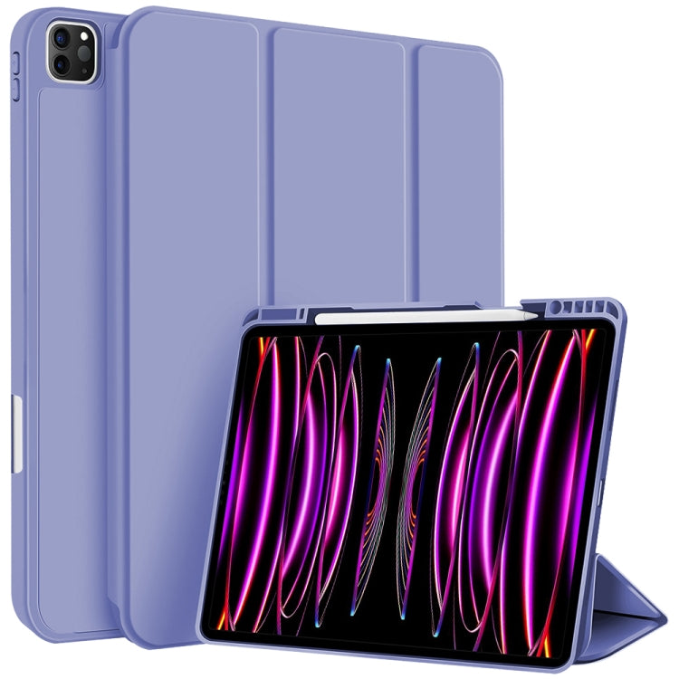 Custodia per tablet in smart pelle TPU 3 pieghe con slot per penna, For iPad 2025 / 2022, For iPad mini 2024 / mini 6, For iPad Pro 12.9