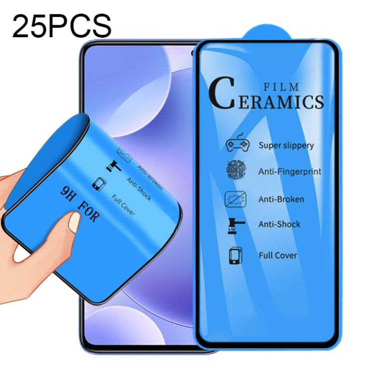 25 PZ 2.5D Pellicola per ceramica a copertura totale con colla completa, For Xiaomi Mi 9T, For Xiaomi Mi Play, For Xiaomi Redmi K30, For Xiaomi Redmi Note 8, For Xiaomi Redmi Note 8T, For Xiaomi Redmi Note 8 Pro, For Samsung Galaxy A01                 ...
