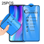 25 PZ 2.5D Pellicola per ceramica a copertura totale con colla completa, For Xiaomi Mi 9T, For Xiaomi Mi Play, For Xiaomi Redmi K30, For Xiaomi Redmi Note 8, For Xiaomi Redmi Note 8T, For Xiaomi Redmi Note 8 Pro, For Samsung Galaxy A01                 ...