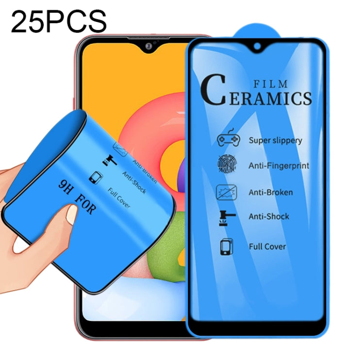 25 PZ 2.5D Pellicola per ceramica a copertura totale con colla completa, For Xiaomi Mi 9T, For Xiaomi Mi Play, For Xiaomi Redmi K30, For Xiaomi Redmi Note 8, For Xiaomi Redmi Note 8T, For Xiaomi Redmi Note 8 Pro, For Samsung Galaxy A01                 ...