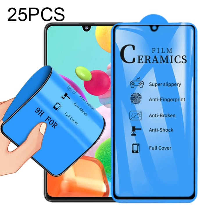25 PZ 2.5D Pellicola per ceramica a copertura totale con colla completa, For Xiaomi Mi 9T, For Xiaomi Mi Play, For Xiaomi Redmi K30, For Xiaomi Redmi Note 8, For Xiaomi Redmi Note 8T, For Xiaomi Redmi Note 8 Pro, For Samsung Galaxy A01                 ...