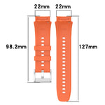 Cinturino per orologio in silicone con struttura verticale, For OPPO Watch X2