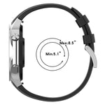 Cinturino per orologio in silicone con struttura verticale, For OPPO Watch X2