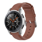 Cinturino in pelle da 22 mm con fibbia a coda tonda, For Ticwatch Pro 2020, For Huawei Watch GT2E, For Samsung Galaxy Watch 3 45mm