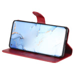 Custodia portafoglio in pelle PU e TPU per Huawei P Smart 2020