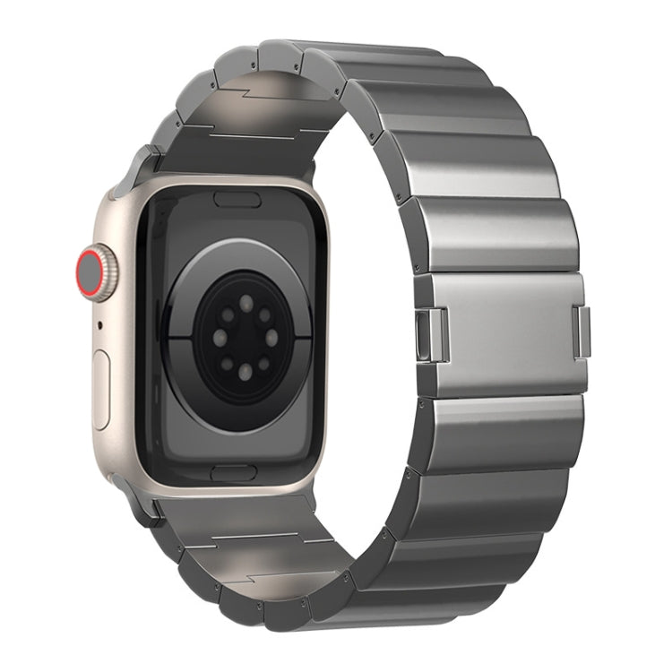 Cinturino per orologio in metallo titanio con fibbia magnetica a una perla, For Apple Watch Series 10 46mm, For Apple Watch Series 10 42mm, For Apple Watch SE 2023 44mm, For Apple Watch SE 2023 40mm, For Apple Watch Ultra 2 49mm                        ...