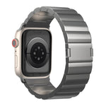 Cinturino per orologio in metallo titanio con fibbia magnetica a una perla, For Apple Watch Series 9 41mm, For Apple Watch Ultra 49mm, For Apple Watch Series 8 41mm, For Apple Watch Series 8 45mm, For Apple Watch SE 2022 40mm, For Apple Watch SE 2022 44mm
