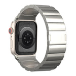 Cinturino per orologio in metallo titanio con fibbia magnetica a una perla, For Apple Watch Series 9 41mm, For Apple Watch Ultra 49mm, For Apple Watch Series 8 41mm, For Apple Watch Series 8 45mm, For Apple Watch SE 2022 40mm, For Apple Watch SE 2022 44mm