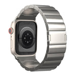 Cinturino per orologio in metallo titanio con fibbia magnetica a una perla, For Apple Watch Series 9 41mm, For Apple Watch Ultra 49mm, For Apple Watch Series 8 41mm, For Apple Watch Series 8 45mm, For Apple Watch SE 2022 40mm, For Apple Watch SE 2022 44mm