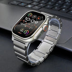 Cinturino per orologio in metallo titanio con fibbia magnetica a una perla, For Apple Watch Series 5 44mm, For Apple Watch Series 5 40mm, For Apple Watch Series 4 44mm, For Apple Watch Series 4 40mm, For Apple Watch Series 3 38mm                       ...