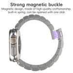 Cinturino per orologio in metallo titanio con fibbia magnetica a una perla, For Apple Watch Series 10 46mm, For Apple Watch Series 10 42mm, For Apple Watch SE 2023 44mm, For Apple Watch SE 2023 40mm, For Apple Watch Ultra 2 49mm                        ...
