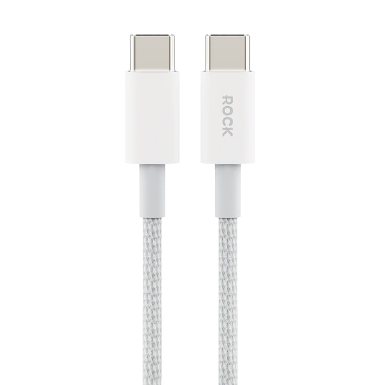 Cavo dati di ricarica rapida ROCK Z20 da USB-C/Type-C a USB-C/Type-C da 60 W, RCB0872