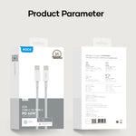 Cavo ricarica rapida USB-C ROCK Z20 60W 1 metro