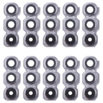 Copriobiettivo originale per fotocamera posteriore da 10 pezzi, For Samsung Galaxy C55 SM-C556, For Samsung Galaxy M55 SM-M556, For Samsung Galaxy S24 Ultra SM-S928B, For Samsung Galaxy S24+ SM-S926B, For Samsung Galaxy A54 SM-A546B