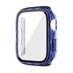 Custodia protettiva in vetro temperato ibrido per PC 2 in 1, For Apple Watch Series 6 / 5 / 4 / SE 44mm, For Apple Watch Series 6 / 5 / 4 / SE 40mm, For Apple Watch Series 9 / 8 / 7 45mm, For Apple Watch Series 9 / 8 / 7 41mm