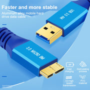 Cavo intrecciato USB 3.0 maschio a micro USB 3.0 maschio, 0.3m, 0.6m, 1m