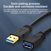 Cavo in PVC da USB 3.0 femmina a USB 3.0 maschio, 0.3m, 0.6m, 1m, 2m