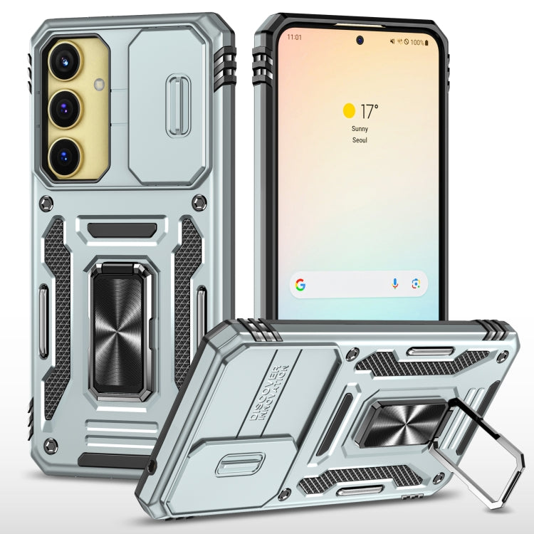 Custodia Armor PC TPU con Camera Shield per Samsung Galaxy A35 5G e A55 5G
