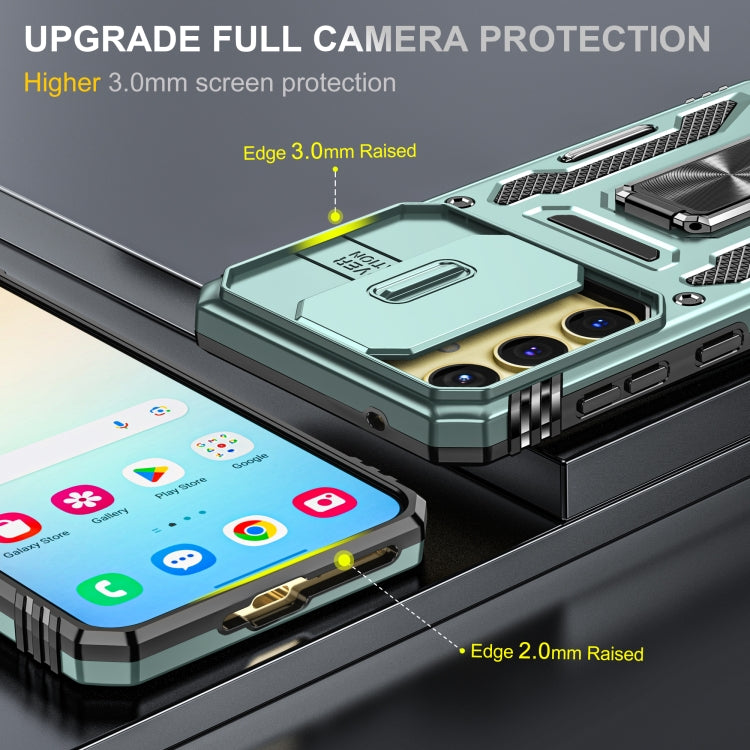 Custodia Armor PC TPU con Camera Shield per Samsung Galaxy A35 5G e A55 5G
