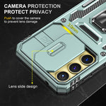 Custodia Armor PC TPU con Camera Shield per Samsung Galaxy A35 5G e A55 5G