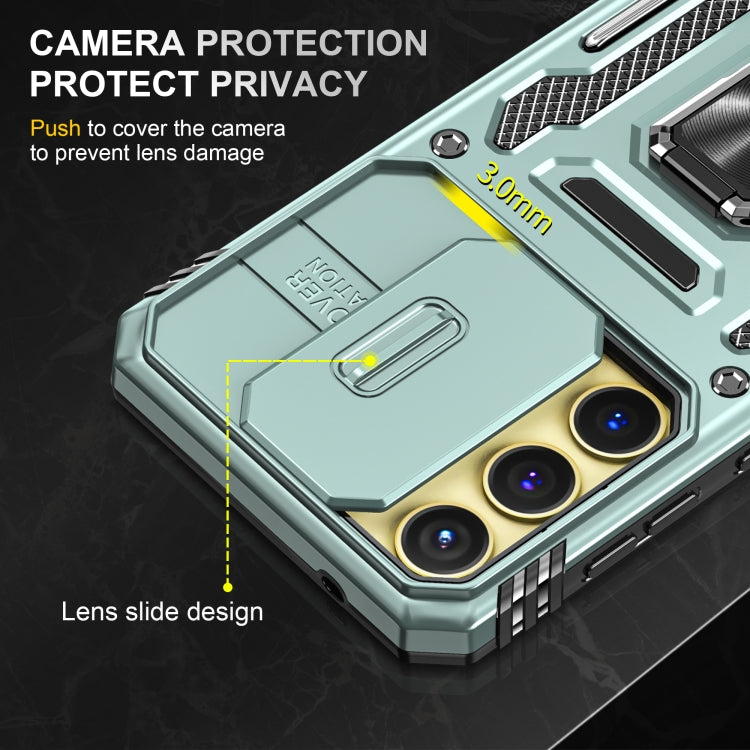 Custodia Armor PC TPU con Camera Shield per Samsung Galaxy A35 5G e A55 5G