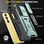 Custodia Armor PC TPU con Camera Shield per Samsung Galaxy A35 5G e A55 5G
