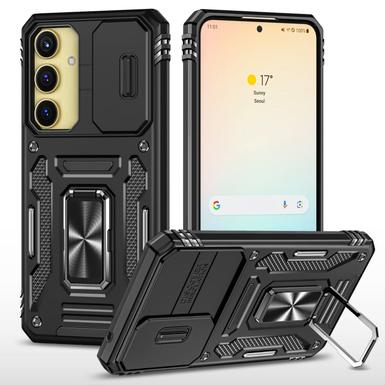Custodia Armor PC TPU con Camera Shield per Samsung Galaxy A35 5G e A55 5G
